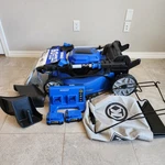 Kobalt 48-VOLT 20-IN Self-propelled Cordless Lawn Mower W/ 2X 24V 5AH Batteries!. Fixed Price $299.99.