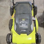 Ryobi 48V Cordless Self-propelled Mulching 20" Walk-behind Battery Lawn Mower. Fixed Price $100.00.