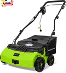 V2 Artificial Grass Electric Sweeper Rake Vacuum 45L Collection Bag Adjustable. Fixed Price $443.89.