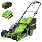 Cordless Lawn Mower 40V 17 Brushless 4.0AH Battery Greenworks Motor Tools. Fixed Price $519.99.