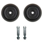 Two (2) New Aftermarket Replacement Deck Wheels W/ Bolts & Nuts Fits John Deere. Fixed Price $21.99.