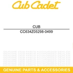 Cub Cadet 634Z05298-0499 Complete Wheel 22X9.5X12 Beige Force Lx Sx 48 54 60. Fixed Price $363.85.