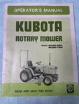 Kubota RC48-62H And RC60-72H Mower Operators Manual Oem!. Fixed Price $19.50.