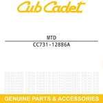 Mtd 731-12886A Left Hand Axle Cover W/o Headlight Murray Troy-bilt Mustang Fit. Fixed Price $17.02.