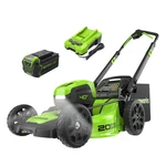 Cordless Lawn Mower 40V 20 Brushless 4.0AH Battery Charger Greenworks Tool. Fixed Price $743.99.