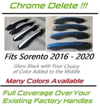 Custom Black Door Handle Covers 2016 - 2020 Fits Kia Sorento You Pick Middle Clr. Fixed Price $105.00.