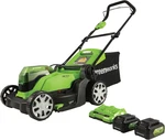 Greenworks 48V (24V X 2) 17" Cordless (push) Lawn Mower (200+ Compatible Tools),. Fixed Price $432.99.