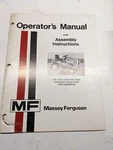 Mf Massey Ferguson Operators Manual & Assembly Garden Tractor Mower 1450 650. Fixed Price $67.50.