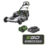 Ego Power+ LM2114SP 21" Self-propelled Lawn Mower With 6.0AH Battery And Charger. Fixed Price $709.00.