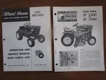 Wheel Horse 1057 1257 Tractor & Mower Owners Parts Manual. Fixed Price $15.00.
