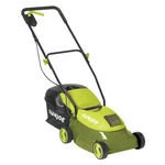 Sun Joe 14" Electric Cordless Lawn Mower W/ Detachable Grass Catcher, MJ401C-PRO. Fixed Price $205.99.