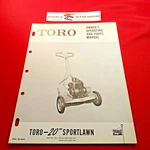 Toro 20" Sportlawn Owner's Operating And Parts Manual 10118-1000 10128-1000. Fixed Price $14.99.