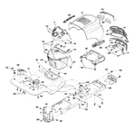 Chassis Assembly For Sears Craftsman Lawn Tractor 917.287120. Fixed Price $49.95.