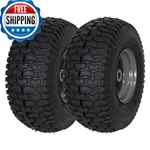 Marastar 21446-2PK 15X6.00-6 Tire And Wheel Assembly Pneumatic Replacement Lawn. Fixed Price $104.41.