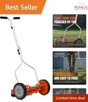 Lawn Mower Alloy Steel 14 Inch 4-BLADE Push Reel Compact Yard Tool. Fixed Price $146.98.