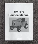 Tractor Operator Instruct & Service Parts Manual Fits Power King 1218HV Garden. Fixed Price $19.97.