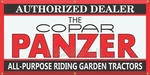 Copar Panzer Garden Tractors Equipment Dealer Vintage Sign Remake Banner. Fixed Price $52.75.