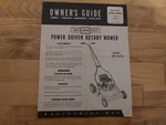 Wards No. TBK-8137D Power Driven Rotary Mower Owners Manual. Fixed Price $9.99.