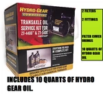 Genuine Hydro Gear Commercial ZT-4400 ZT-5400 Transaxle Oil Service Kit 72881. Fixed Price $184.95.