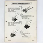 Lawn-boy 8230 8229B 7261E Part Catalog Mower 1972 Vintage Original. Fixed Price $9.99.