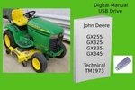 John Deere GX255 GX325 GX335 GX345 Garden Tractor Technical Manual See Desc.. Fixed Price $24.99.