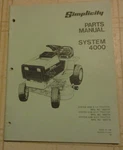 Simplicity 4008 4108 4208 Lawn Tractor Parts Manual Original. Fixed Price $15.88.