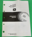 John Deere 21-INCH Walk-behind Rotary Mowers Operator's Manual (OM-M75889). Fixed Price $9.50.