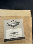 791885 494280 Fuel Pump Assembly Briggs And Stratton Nos New Oem 390665. Fixed Price $81.00.