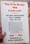 Vintage 1955 Rototiller Booklet 64 Page Catalog Prices Manual. Fixed Price $9.95.