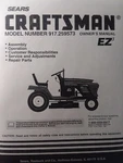 Sears Craftsman Tractor & 40" Snow Thrower Owner Parts (2 Manual S) 917.259573. Fixed Price $67.96.
