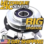 Hitorque 210FTLB (oem 175) Bigbearing Pto Clutch For Toro Zmaster Z222 94-6136. Fixed Price $129.99.