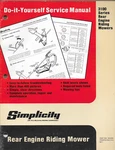 Simplicity Lawn Tractors Rear Engine Riding Mower 3100 Series Service Manual. Fixed Price $34.95.