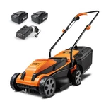 Lawnmaster CLM2413A Cordless 13-INCH Mower 24V With 2.4AH Battery Orange. Fixed Price $158.99.