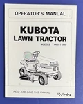 Kubota Operator S Manual Lawn Tractor T1460 T1560. Fixed Price $17.50.