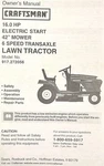 Sears Craftsman 16.0 H.p 6-SP 42" Lawn Tractor 917.272056 Owner & Parts Manual. Fixed Price $106.24.