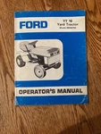 Ford YT16 Yard Tractor Operators Manual Model 09GN2152. Fixed Price $8.00.