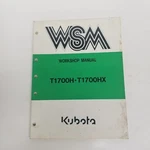 Kubota Workshop Manual T1700HX, Code 97897-11260. Fixed Price $24.95.