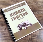 Kubota L175TP L175F 175FP Tractor Operators Manual Owners Book Maintenance. Fixed Price $19.97.