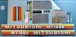 Mitsubishi MT160D Tractor Reproduction Decal Set. Fixed Price $125.00.
