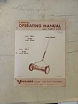 Vintage Yard Operating Manual & Parts List. 16" 18" Hand Mower. Fixed Price $8.76.