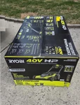 The Ryobi 40V Hp Brushless 21" Self-propelled Multi-blade Mower. Fixed Price $550.00.