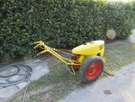 Vintage David Bradley Walk Behind Tractor - Sickle Mower Attchment Sears Roebuck. Fixed Price $950.00.