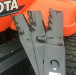 60" Gator Mower Blades For Kubota F2690,F2680E,F3080,F3680,F2100,F2400,F3060. Fixed Price $71.99.