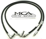 Meyer Snow Plow Angle Hoses 1/4 X 45 W/90 Degree Swivel End 21856. Fixed Price $57.99.
