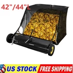42"/44" Tow-behind Lawn Sweeper Leaf Yard Collector Adjustable Sweeping Height. Fixed Price $193.79.