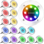 Solar In Ground Lights 8 Led Outdoor Garden Yard Floor Deck Patio Lawn Path Lamp. Fixed Price $31.99.