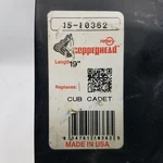 Rotary Copperhead 19" Lawn Mower Blade 15-10362 Replaces 01005337 Cub Cadet. Fixed Price $21.99.