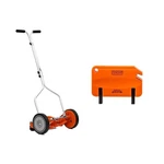 American Lawn Mower 14-INCH 4-BLADE Push Reel + Hand Sharpener. Fixed Price $147.99.