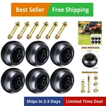 6 Pack Anti-scalp Roller Kit Replaces Exmark Wheel 103-.... Fixed Price $75.46.
