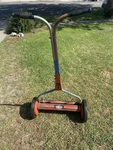 Vintage Antique Sears Craftsman Push Reel Lawnmower. Fixed Price $100.00.